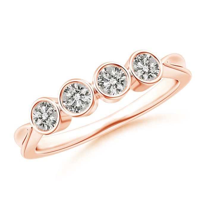 K, I3 / 0.42 CT / 14 KT Rose Gold