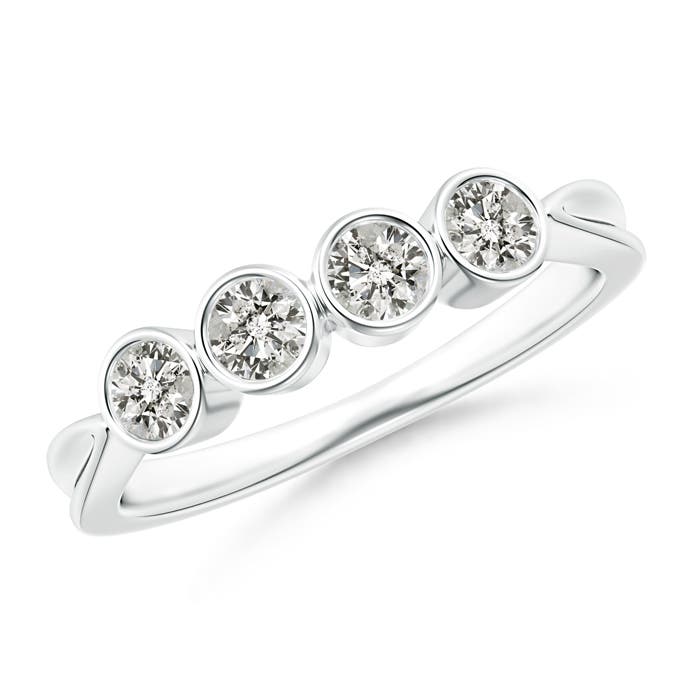 K, I3 / 0.42 CT / 14 KT White Gold