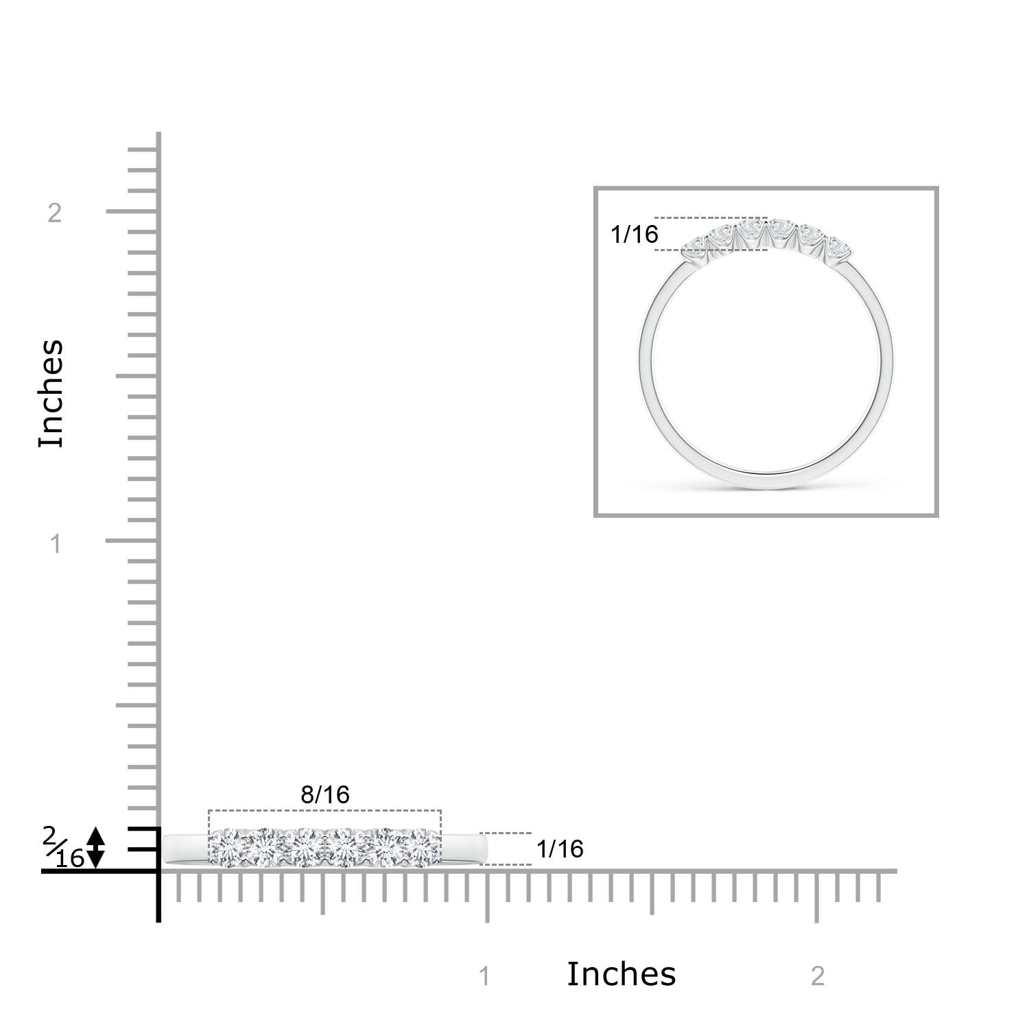 G, VS2 / 0.31 CT / 14 KT White Gold