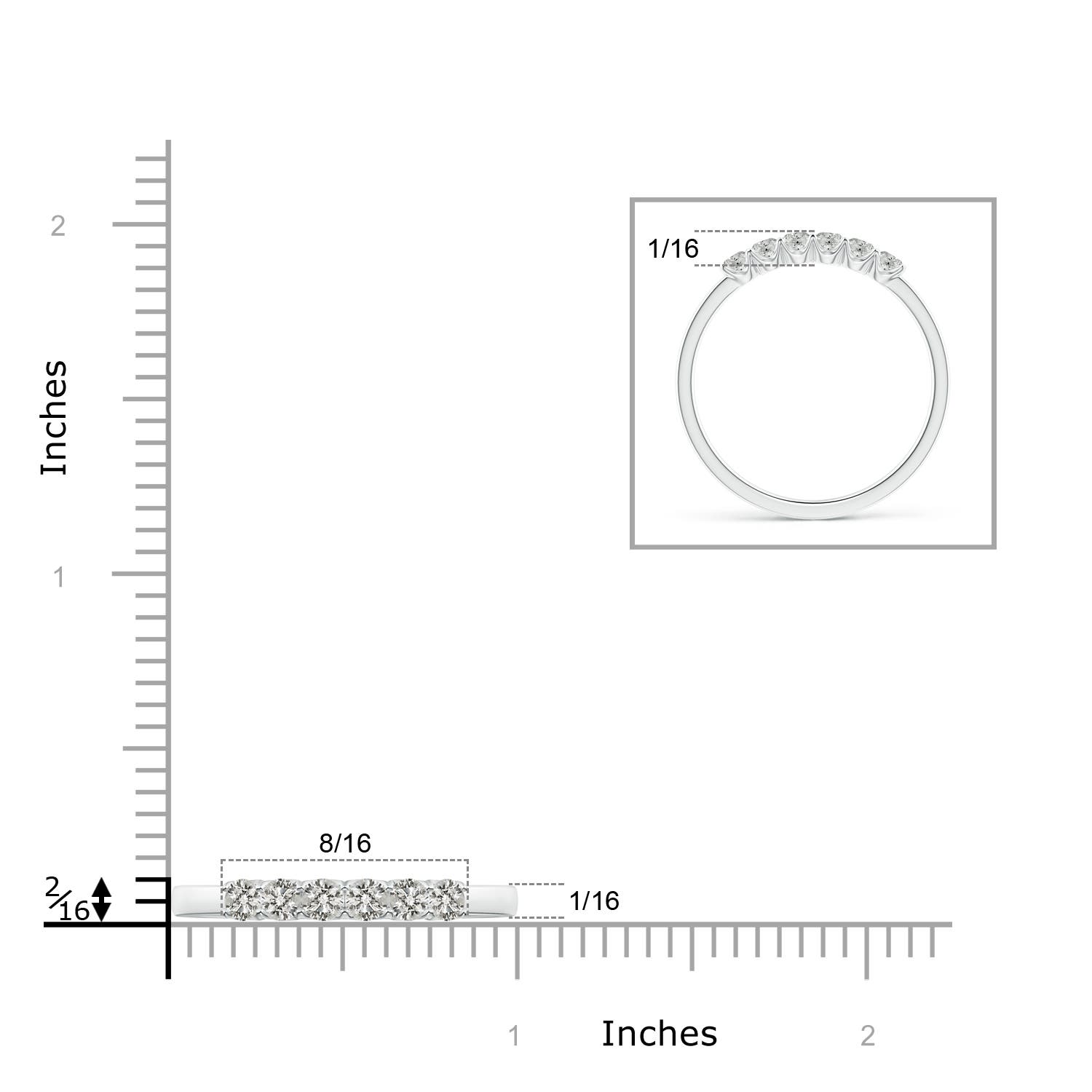 K, I3 / 0.31 CT / 14 KT White Gold