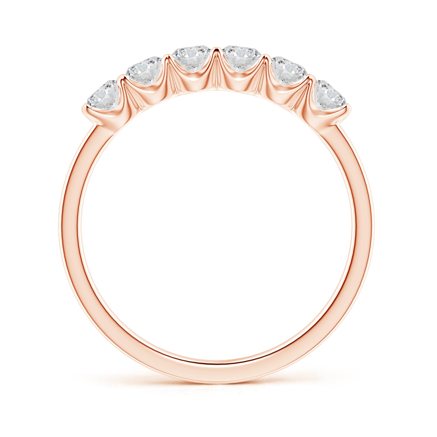 H, SI2 / 0.63 CT / 14 KT Rose Gold