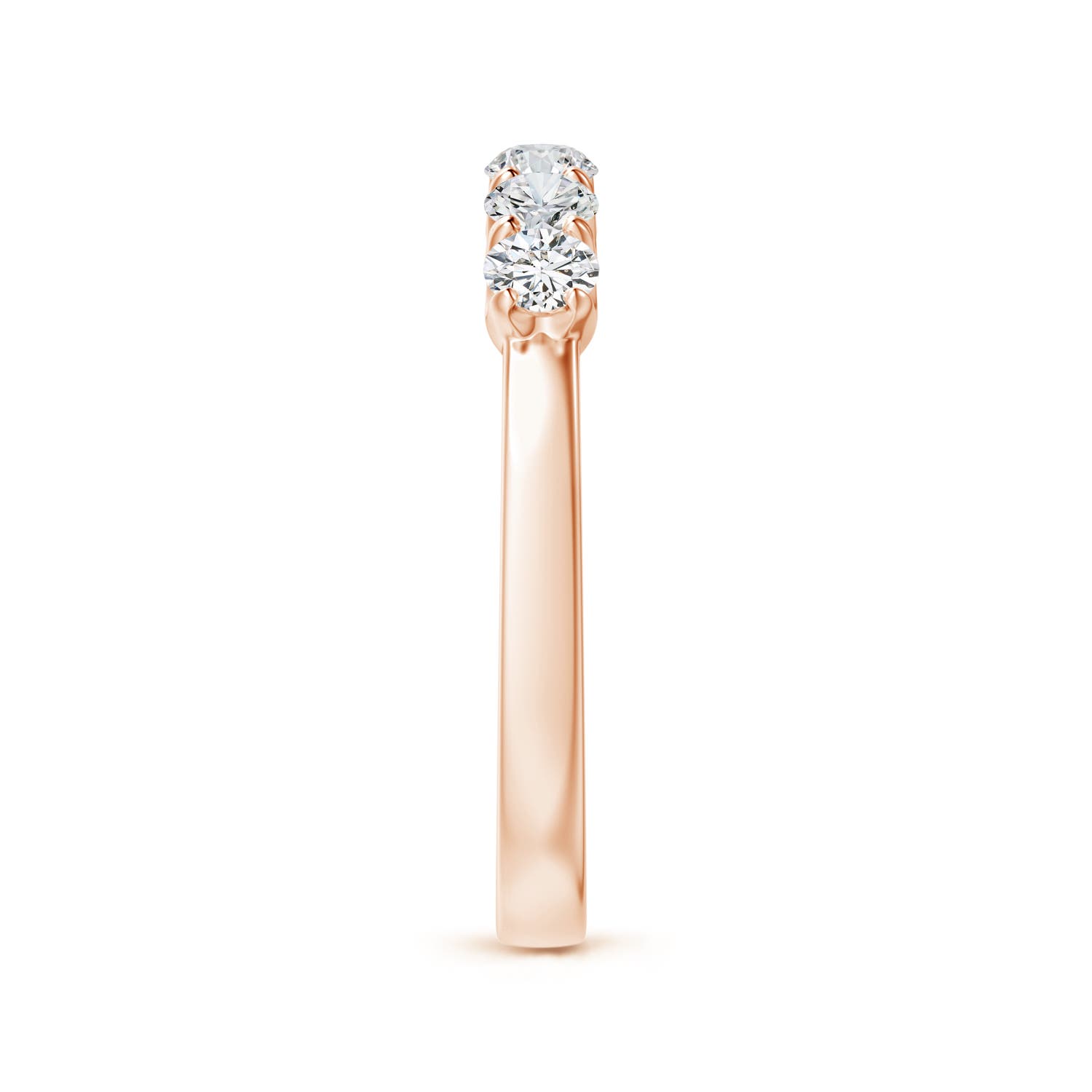 H, SI2 / 0.63 CT / 14 KT Rose Gold