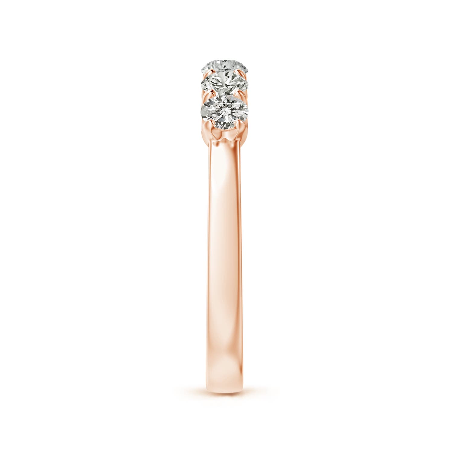 K, I3 / 0.63 CT / 14 KT Rose Gold