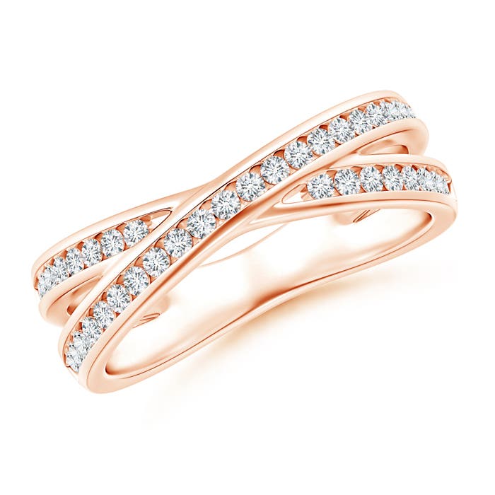 F-G, VS / 0.37 CT / 14 KT Rose Gold