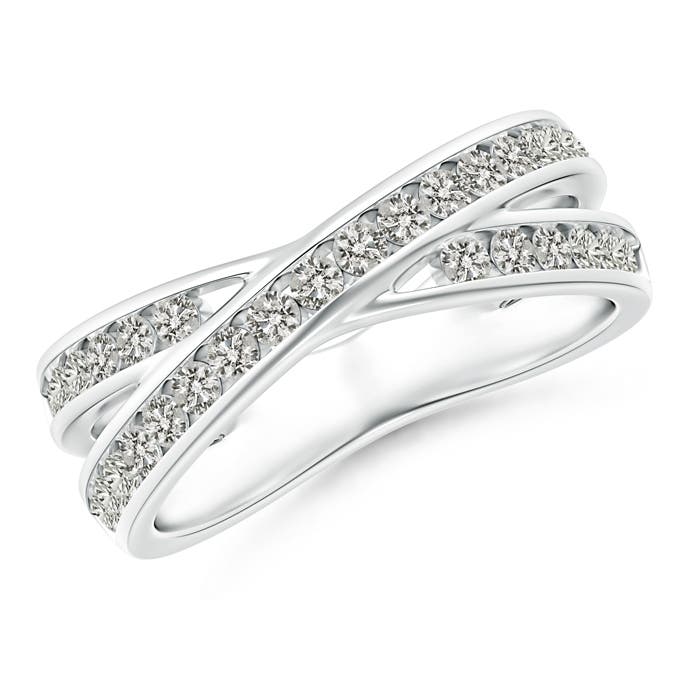 K, I3 / 0.61 CT / 14 KT White Gold