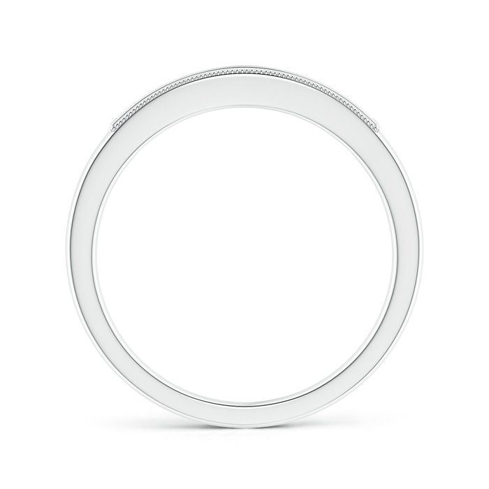 1.7mm HSI2 Milgrain Outlined Channel-Set Diamond Nine Stone Band in P950 Platinum side-1