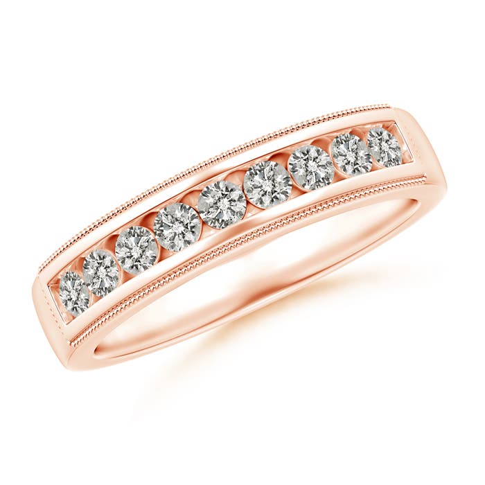 K, I3 / 0.4 CT / 14 KT Rose Gold