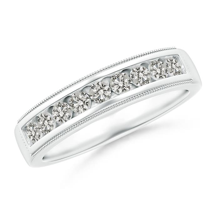 K, I3 / 0.4 CT / 14 KT White Gold