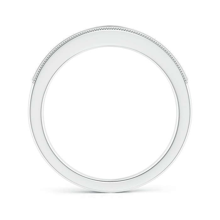 2.5mm GVS2 Milgrain Outlined Channel-Set Diamond Nine Stone Band in White Gold side-1