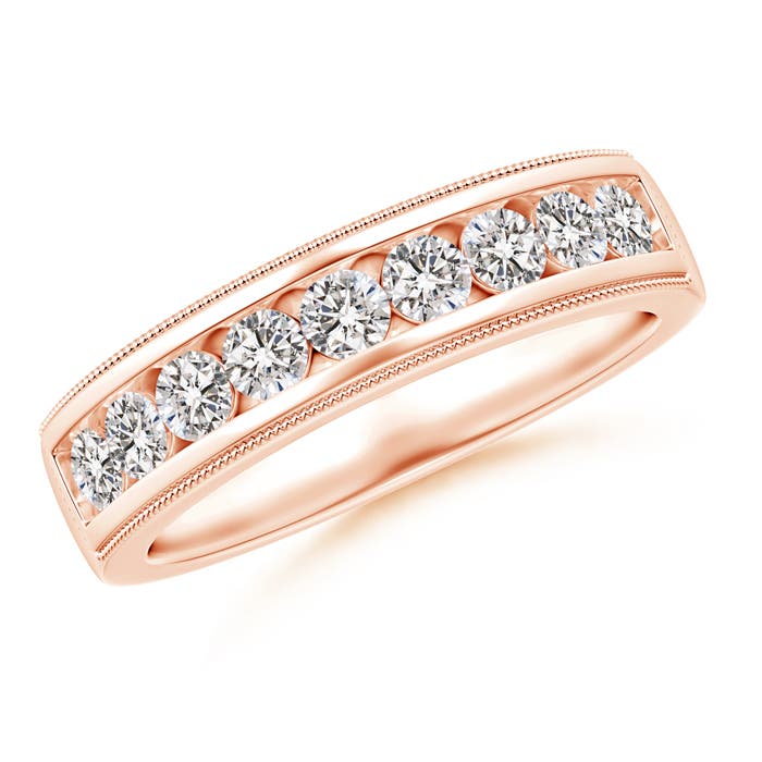 I-J, I1-I2 / 0.62 CT / 14 KT Rose Gold