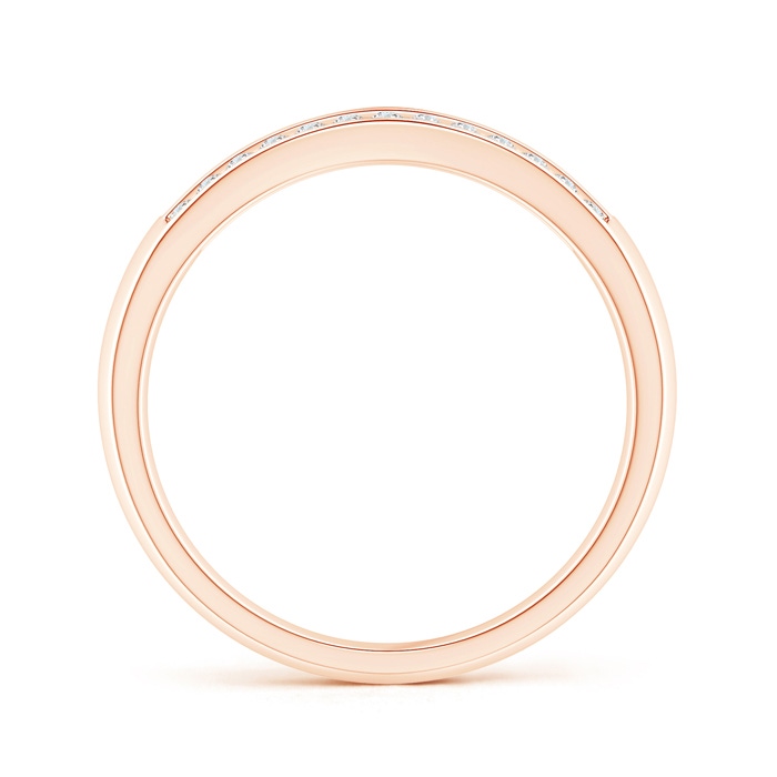2.9mm GVS2 Channel-Set Triple Row Diamond Wedding Band in Rose Gold product image