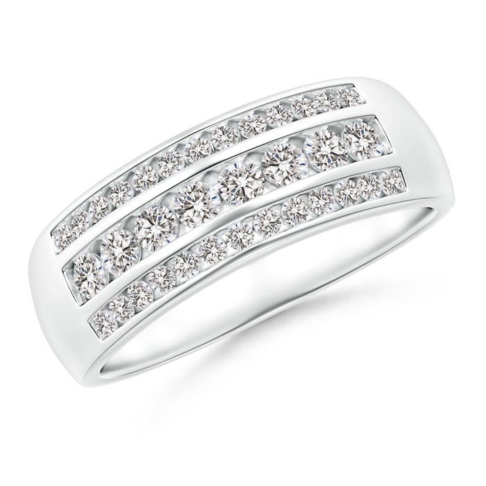 I-J, I1-I2 / 0.99 CT / 14 KT White Gold