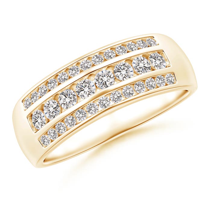 I-J, I1-I2 / 0.99 CT / 14 KT Yellow Gold