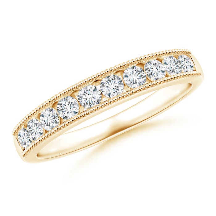 F-G, VS / 0.52 CT / 14 KT Yellow Gold