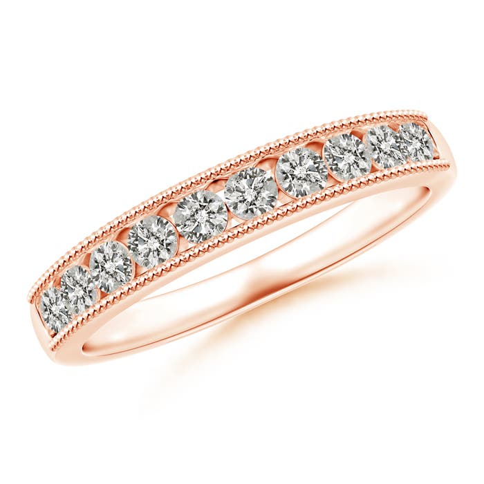 K, I3 / 0.52 CT / 14 KT Rose Gold