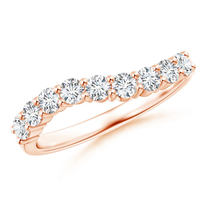 G, VS2 / 0.67 CT / 14 KT Rose Gold