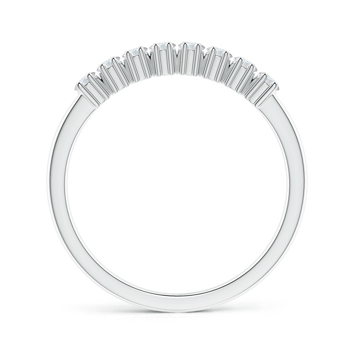 2.1mm GVS2 Eight Stone 4-Prong Set Diamond Wedding Band in White Gold side-1