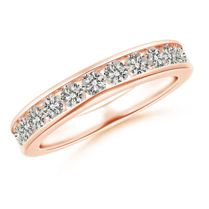 K, I3 / 0.76 CT / 14 KT Rose Gold