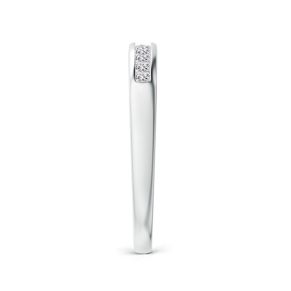 1.5mm IJI1I2 Eleven Stone Channel-Set Princess Diamond Wedding Ring in White Gold side 299