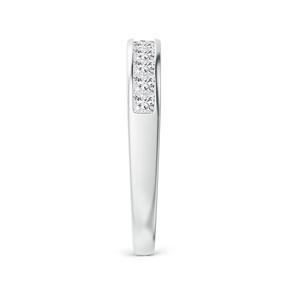 2.2mm HSI2 Eleven Stone Channel-Set Princess Diamond Wedding Ring in P950 Platinum side 299