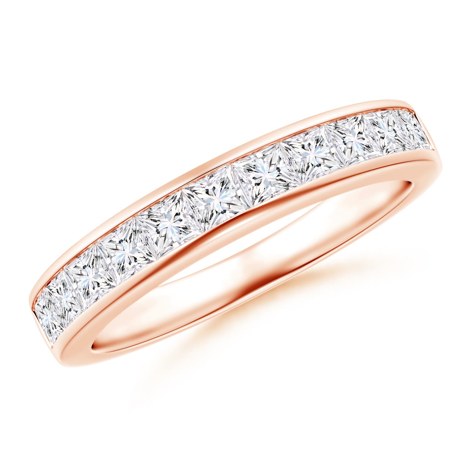 G, VS2 / 1.1 CT / 14 KT Rose Gold