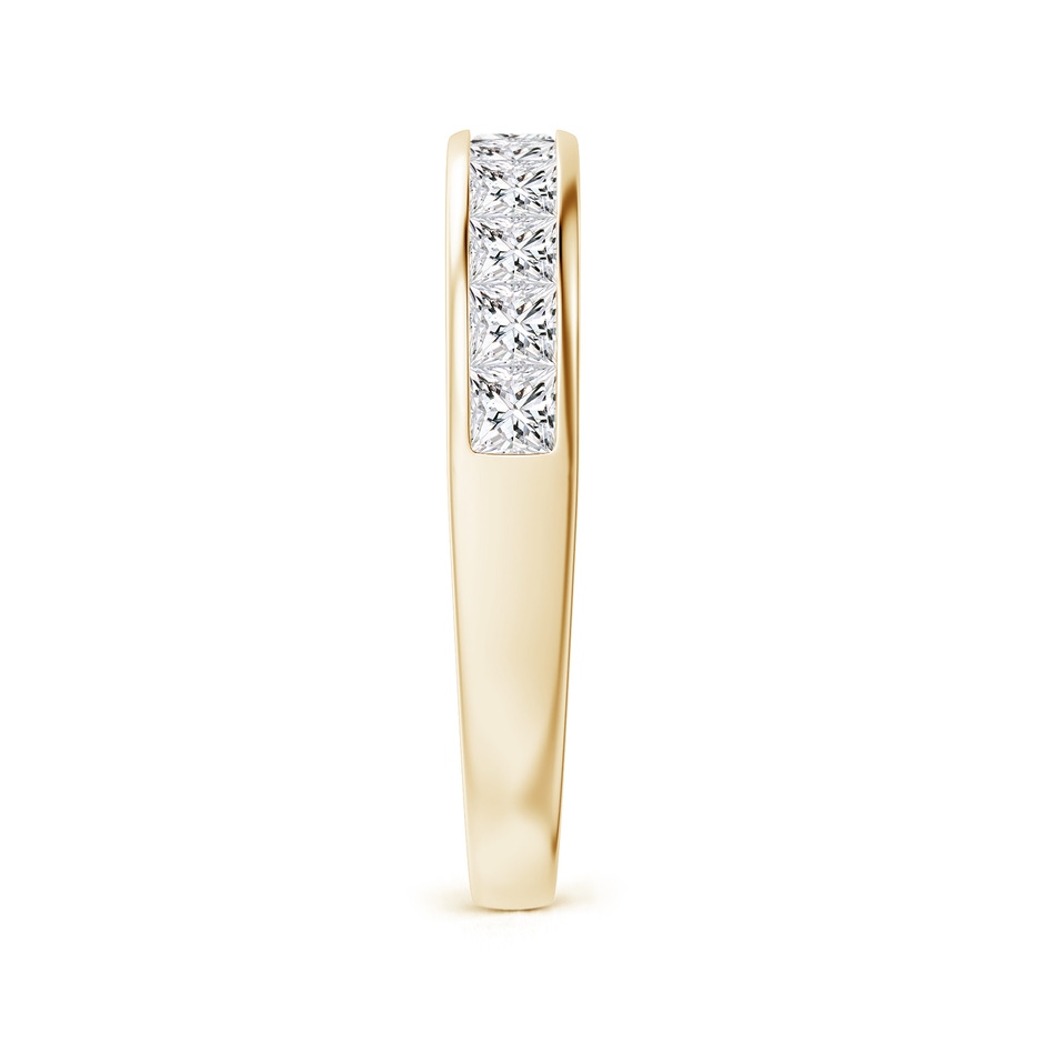 2.5mm HSI2 Eleven Stone Channel-Set Princess Diamond Wedding Ring in Yellow Gold side 299