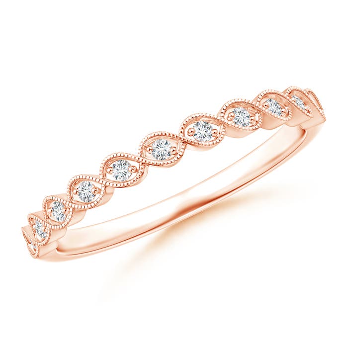 G, VS2 / 0.09 CT / 14 KT Rose Gold