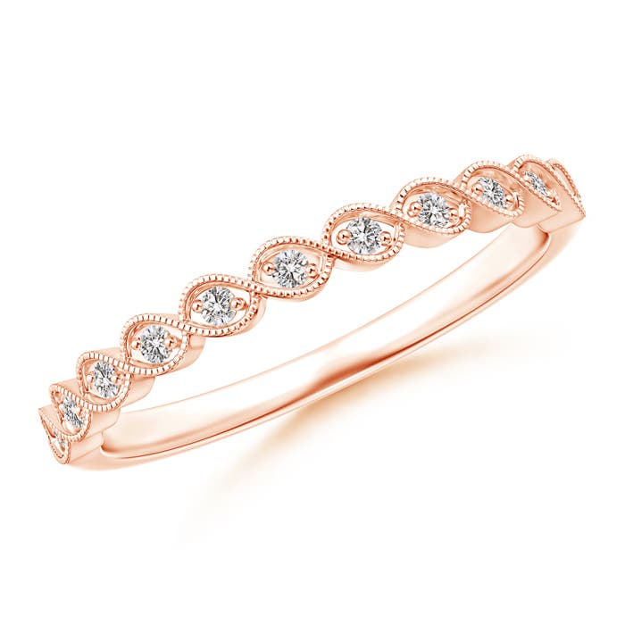 I-J, I1-I2 / 0.09 CT / 14 KT Rose Gold