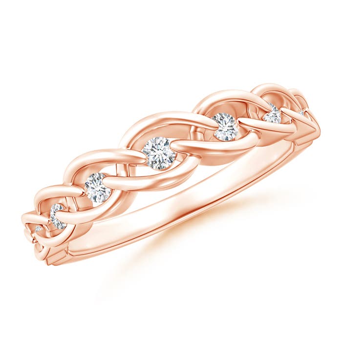 G, VS2 / 0.19 CT / 14 KT Rose Gold