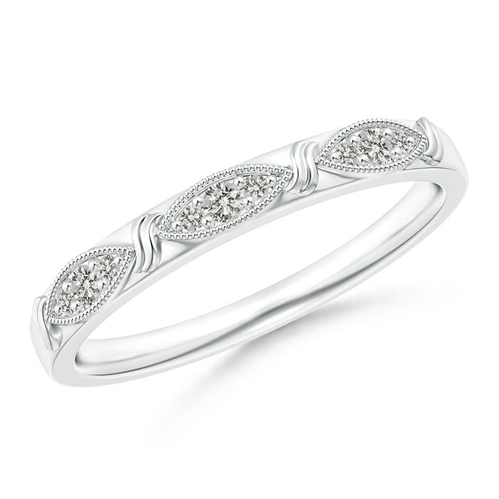 K, I3 / 0.1 CT / 14 KT White Gold