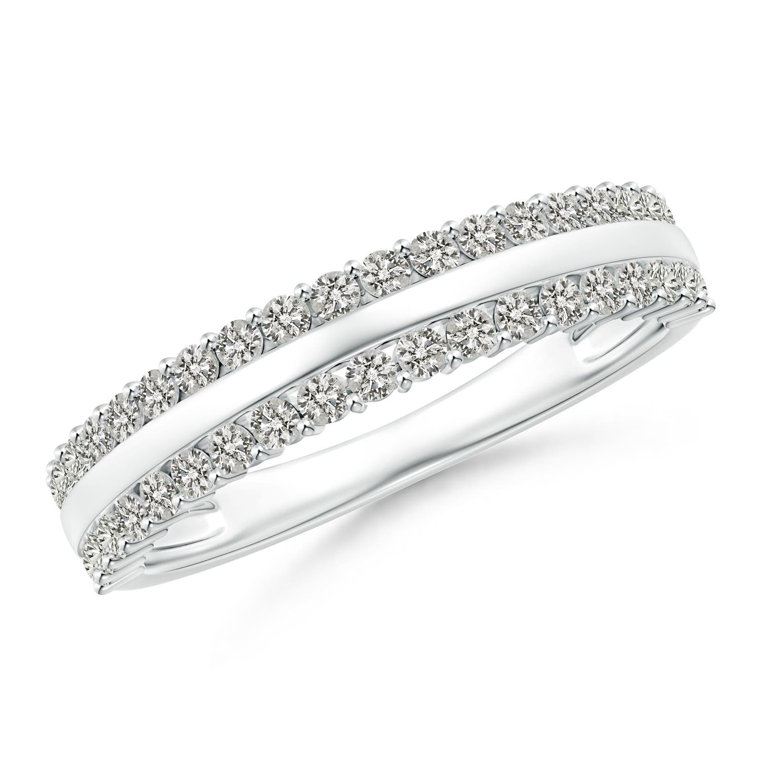 K, I3 / 0.46 CT / 14 KT White Gold