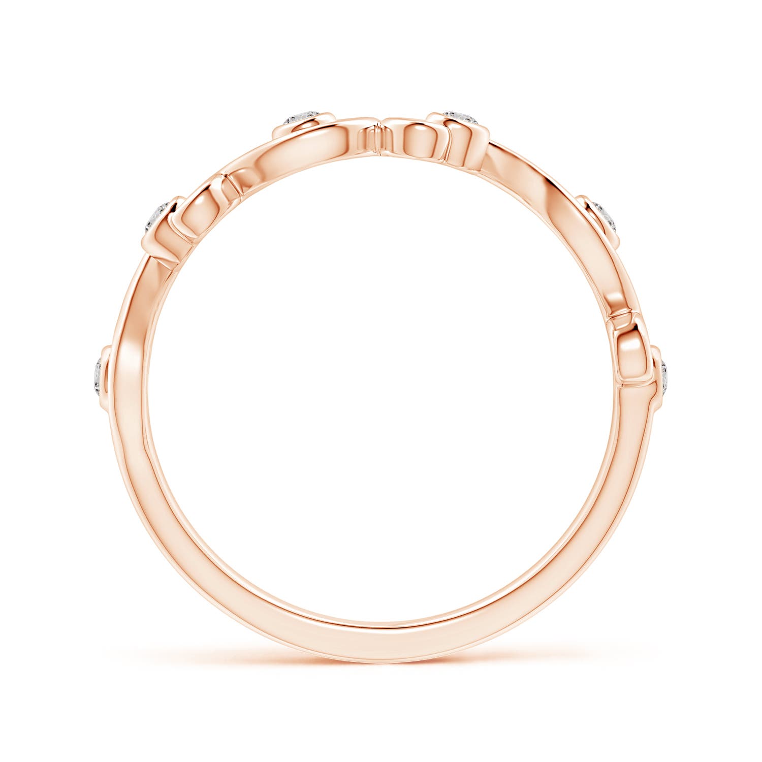 I-J, I1-I2 / 0.13 CT / 14 KT Rose Gold