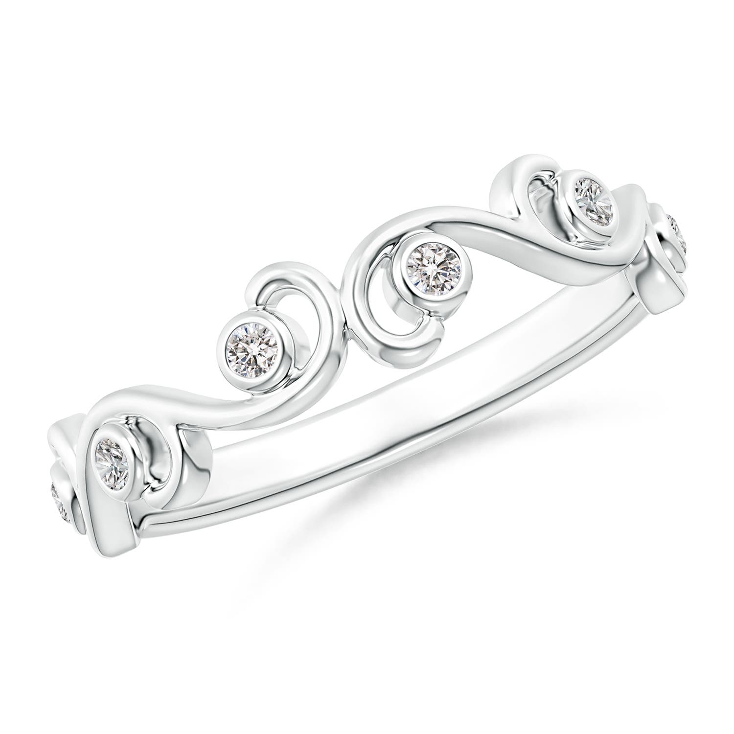 I-J, I1-I2 / 0.13 CT / 14 KT White Gold