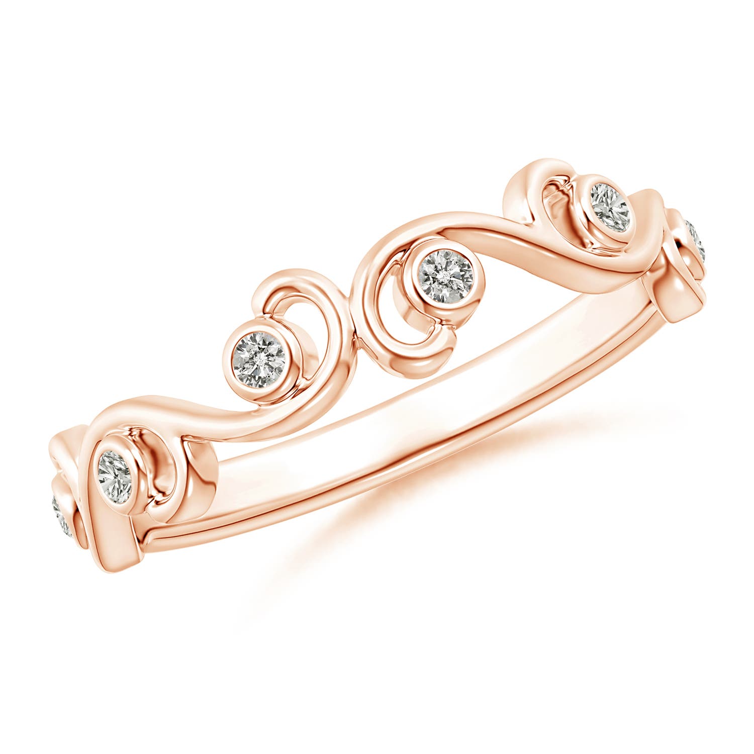 K, I3 / 0.13 CT / 14 KT Rose Gold