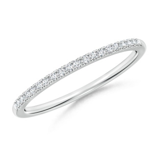 1.1mm GHVS Classic Diamond Half Eternity Women's Wedding Band in P950 Platinum