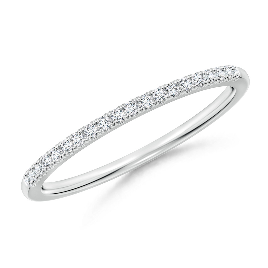 1.1mm GHVS Classic Diamond Half Eternity Women's Wedding Band in P950 Platinum 