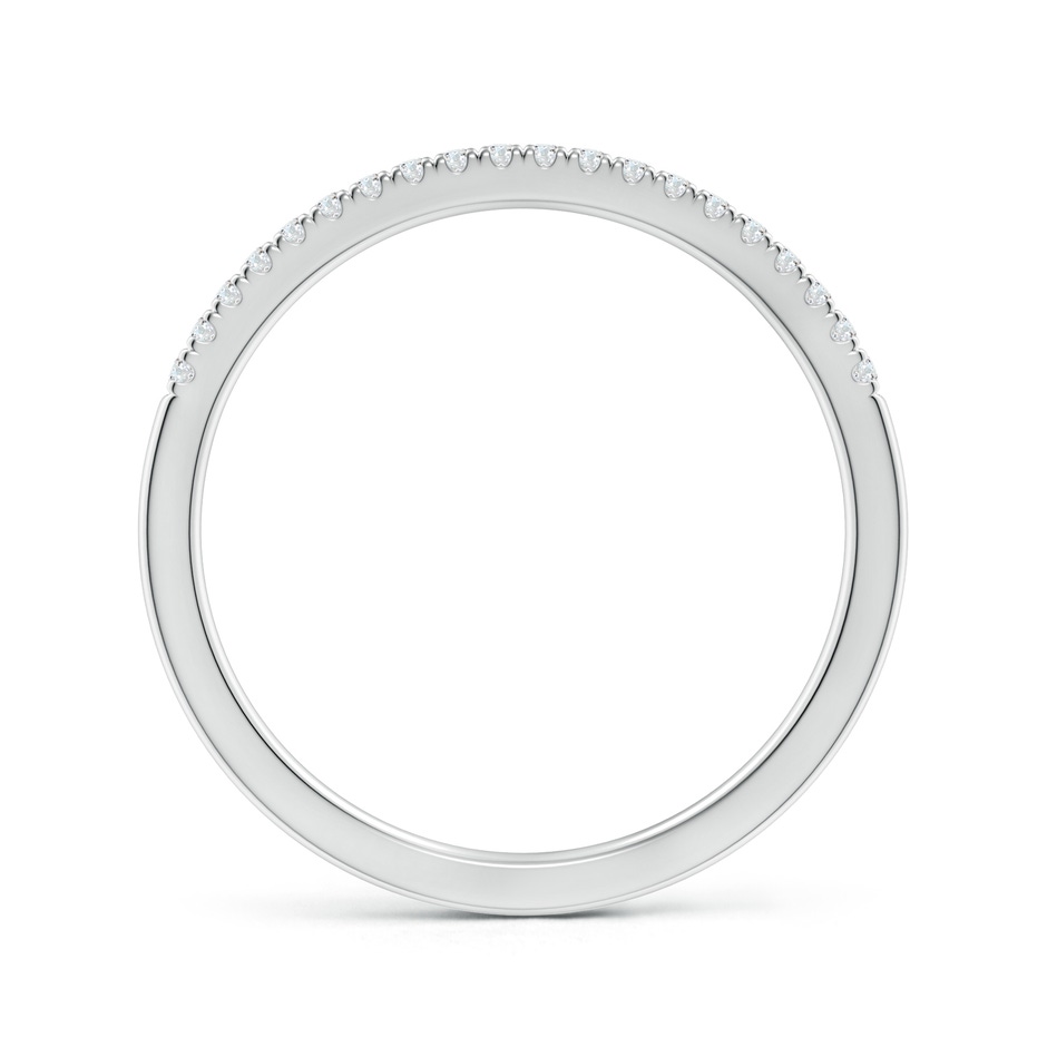 1.1mm GHVS Classic Diamond Half Eternity Women's Wedding Band in P950 Platinum side-1