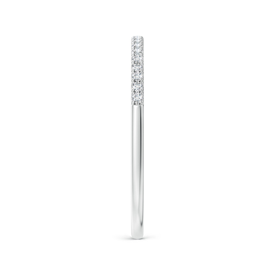 1.1mm GHVS Classic Diamond Half Eternity Women's Wedding Band in P950 Platinum side-2