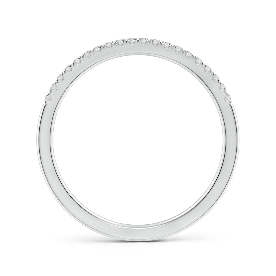 1.1mm HSI2 Classic Diamond Half Eternity Women's Wedding Band in P950 Platinum side-1