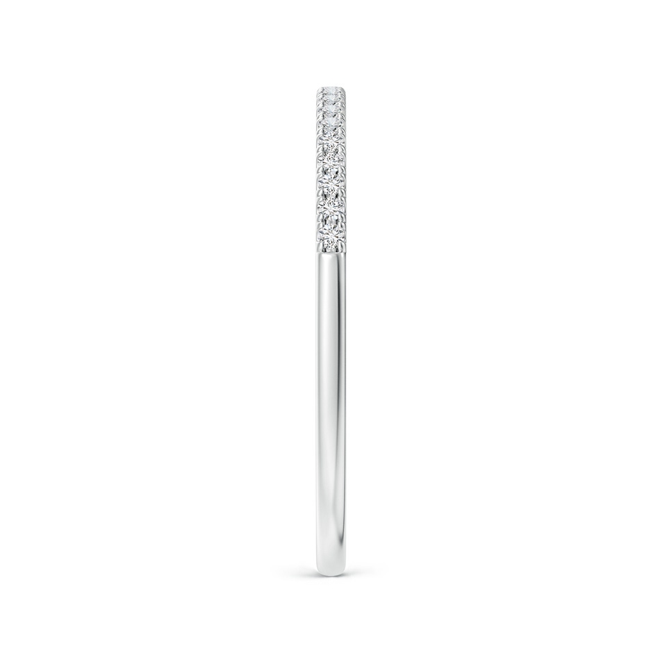 1.1mm HSI2 Classic Diamond Half Eternity Women's Wedding Band in P950 Platinum side-2
