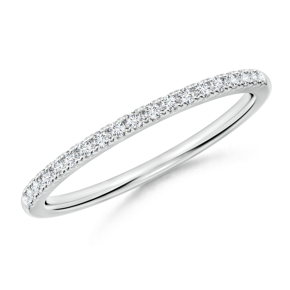 1.2mm GHVS Classic Diamond Half Eternity Women's Wedding Band in P950 Platinum 