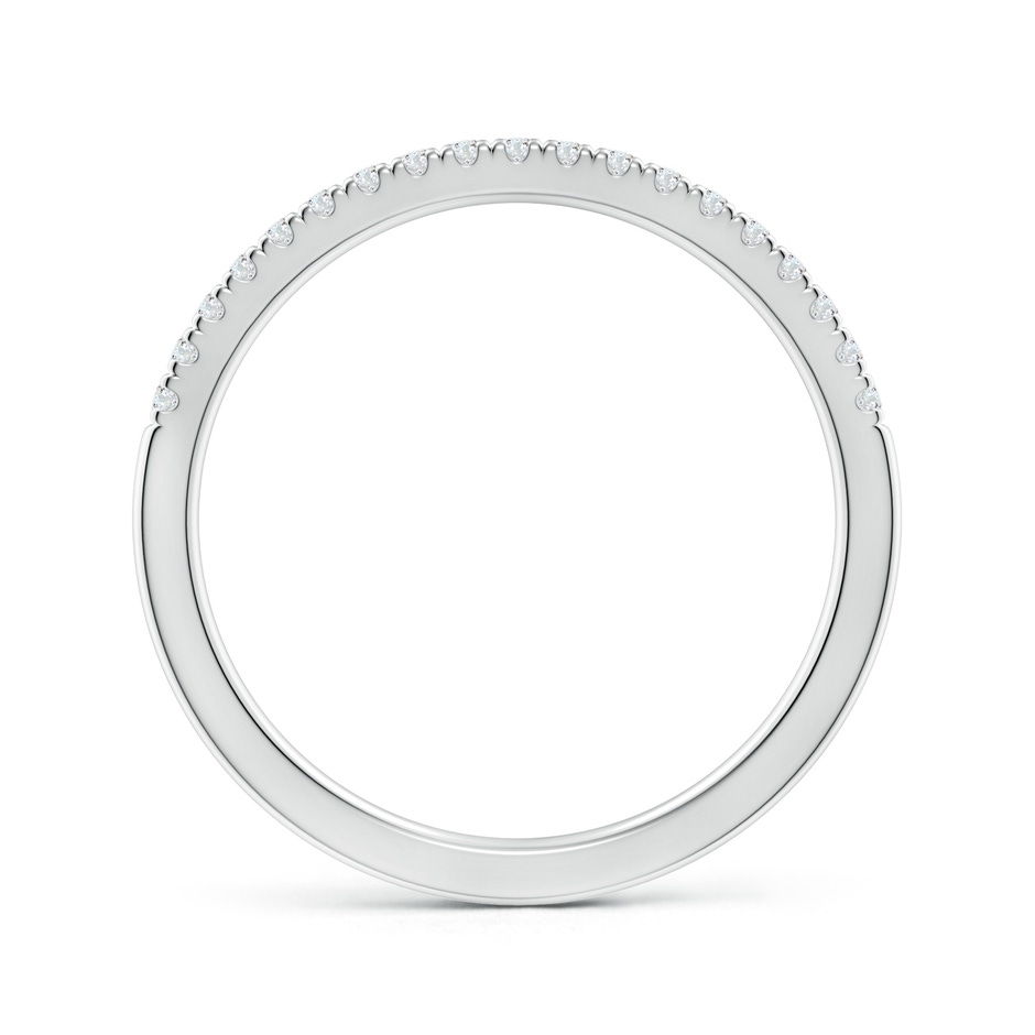 1.2mm GHVS Classic Diamond Half Eternity Women's Wedding Band in P950 Platinum side-1