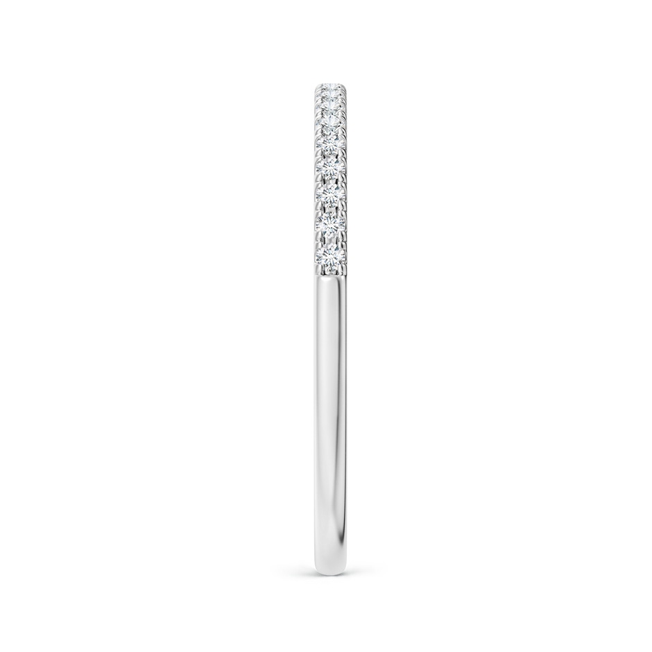 1.2mm GHVS Classic Diamond Half Eternity Women's Wedding Band in P950 Platinum side-2