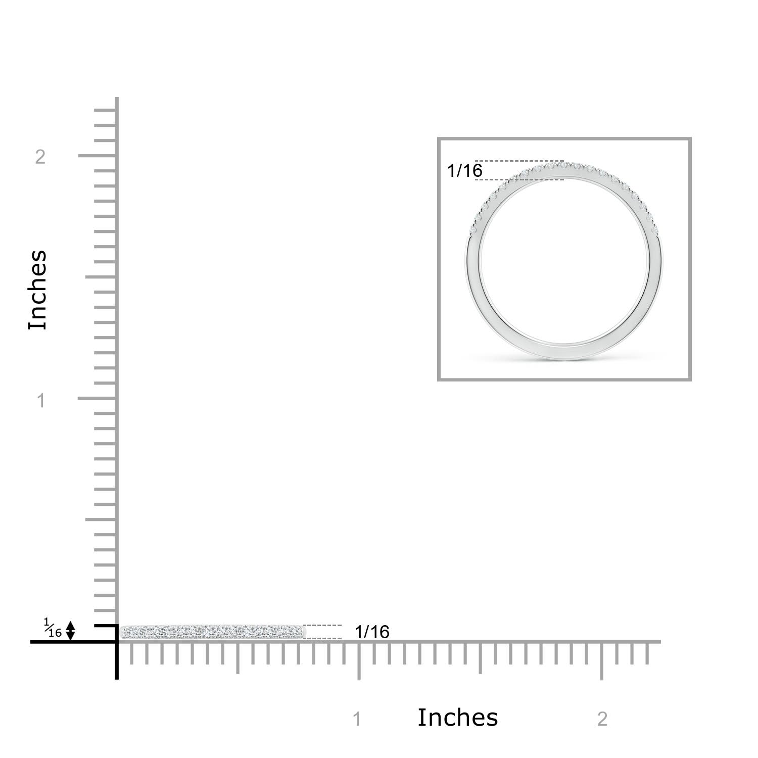 G-H VS / 0.15 CT / 14 KT White Gold