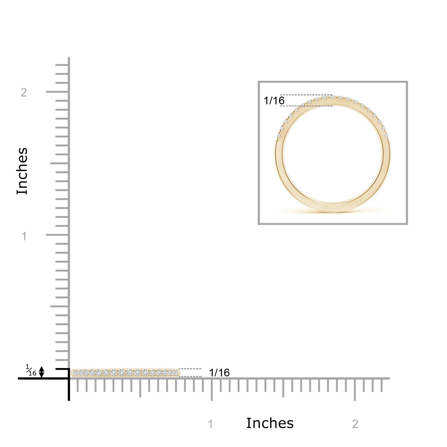 H, SI2 / 0.15 CT / 14 KT Yellow Gold