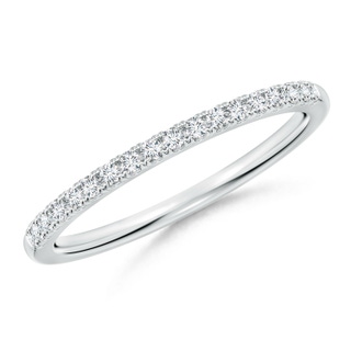 1.3mm GHVS Classic Diamond Half Eternity Women's Wedding Band in P950 Platinum