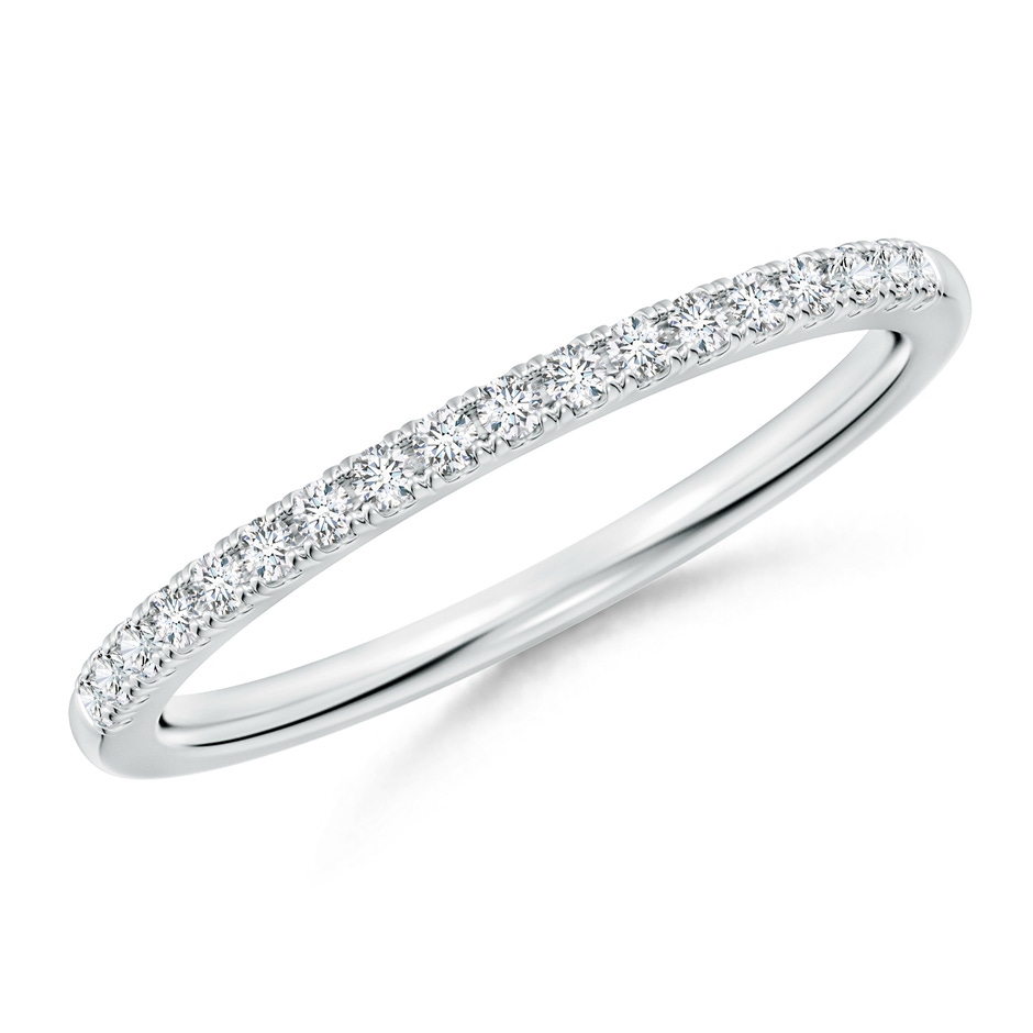 1.3mm GHVS Classic Diamond Half Eternity Women's Wedding Band in P950 Platinum 
