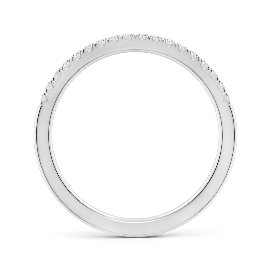 1.3mm GHVS Classic Diamond Half Eternity Women's Wedding Band in P950 Platinum side-1