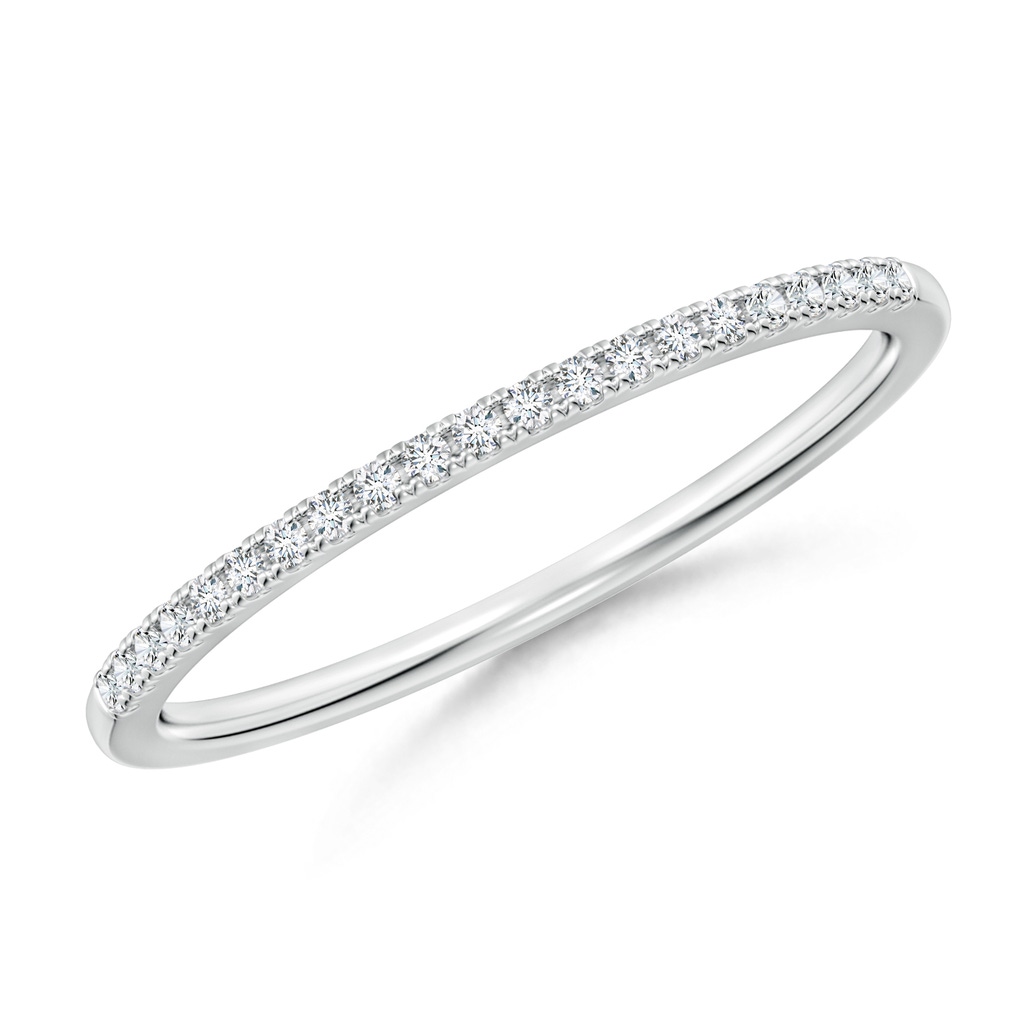 1mm GHVS Classic Diamond Half Eternity Women's Wedding Band in P950 Platinum