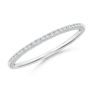 1mm GHVS Classic Diamond Half Eternity Women's Wedding Band in P950 Platinum